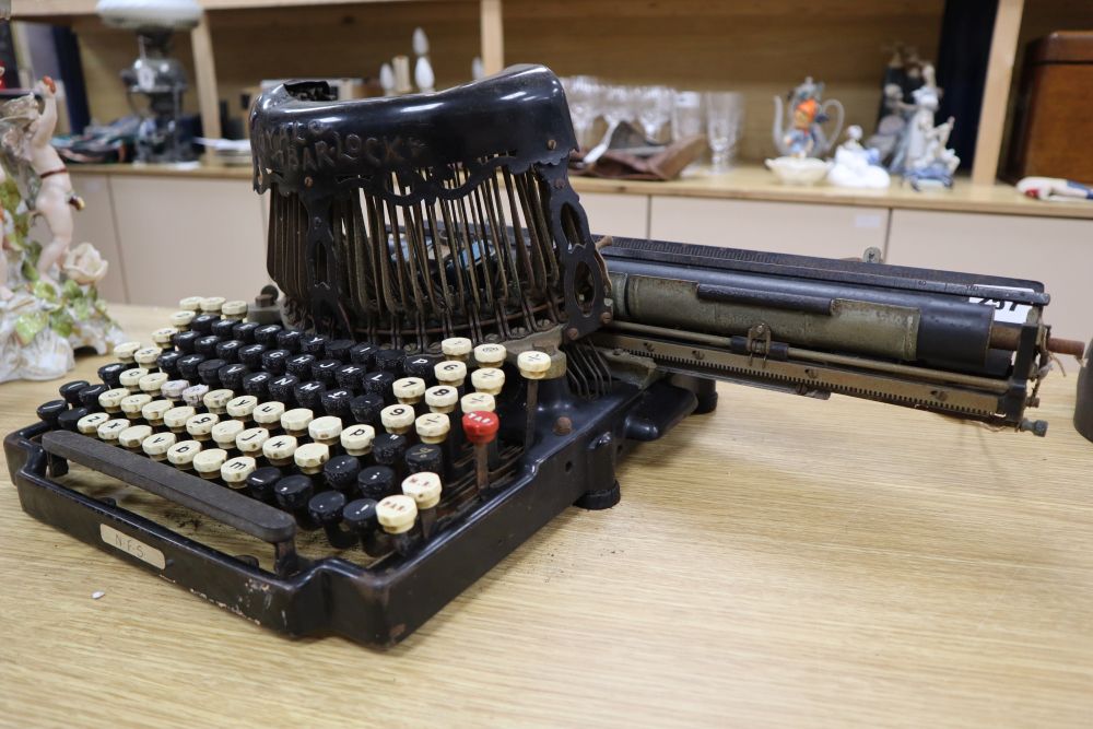 A Royal Bar-Lock typewriter